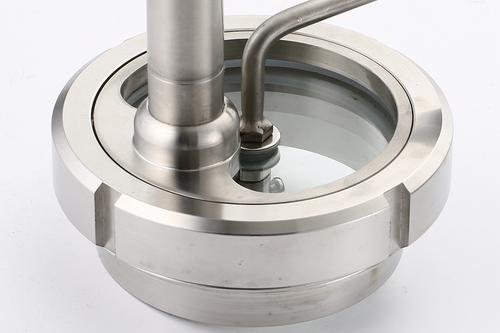 Tempered Glass Flange Viewing Brush Round Sight Glass with Wiper