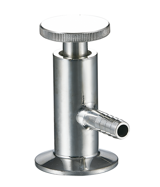 Sanitary Stainless Steel SS304 Tri Clamp Sampling Cock Valve 