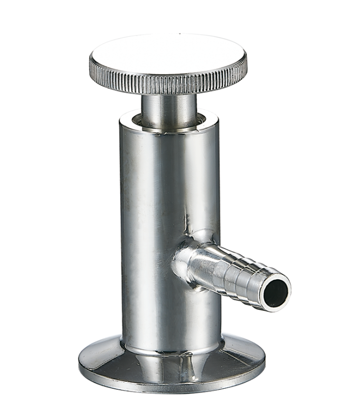 Sanitary Stainless Steel SS304 Tri Clamp Sampling Cock Valve 