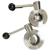 Sanitary Manual Butterfly Valve Beer Brewing Equipment Stainless Steel 304/316L 1.5