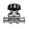 Food Grade Valve Sterilization Sanitary Beer Brewing Equipment Stainless Steel 316L DN15 1.6Mpa 2 KG Tri-clamp Diaphragm Valve
