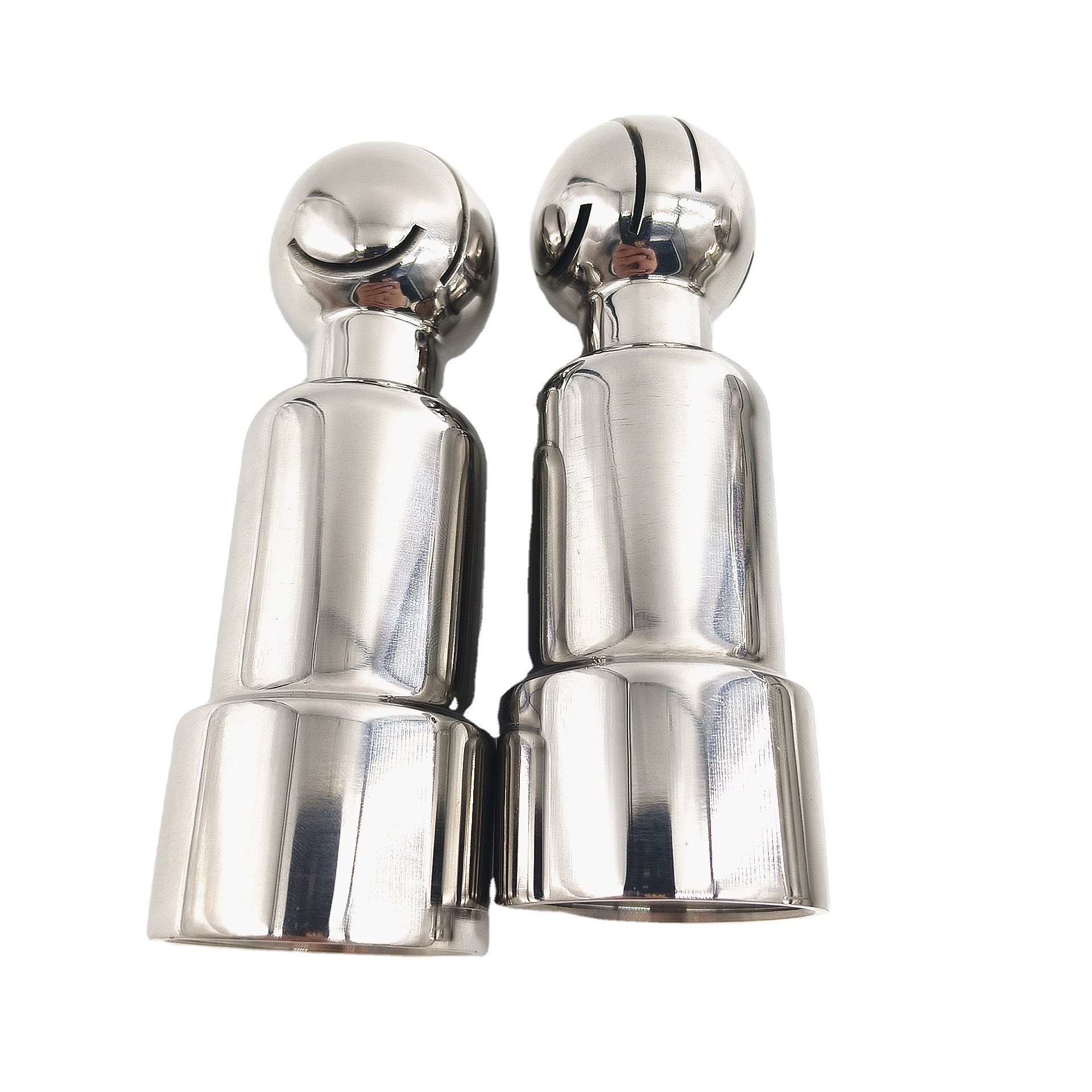 Spray Cleaning Ball Stainless Steel 304 BSP Thread Rotary Cleaning Ball 1inch 53mm ball size Food Grade Clean Rotator