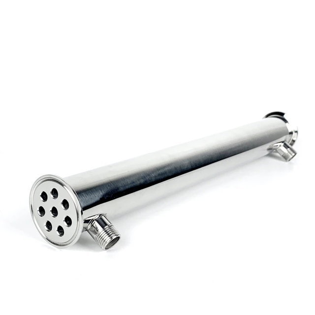 Ss304 Beer Brewing Equipment Filter Distillation Tower Filter Pipe Fittings Condenser Tube 