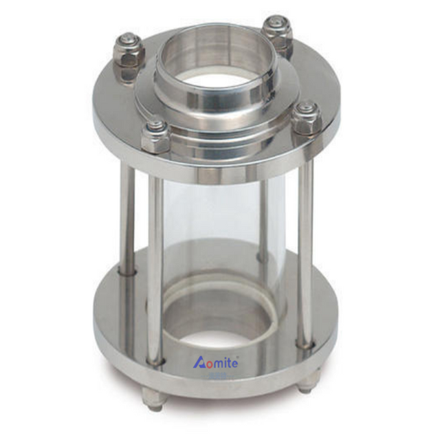 Wenzhou Aomite High Quality Stainless Steel 304/316L Beer Brewing Equipment Food Grade SS304 Long-type Tank Sight Glass
