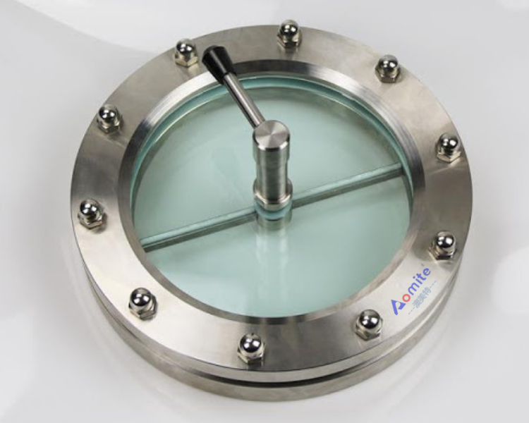 High Quality Stainless Steel 304/316L Sight Glass Food Grade Flange Sight Glass Beer Tank Parts Round Sight Glass