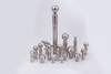 Sanitary Beer Brewing Cleaning Equipment Parts Fixed Vessels Spray Head Stainless Steel 304/316L Fixed Cleaning Ball