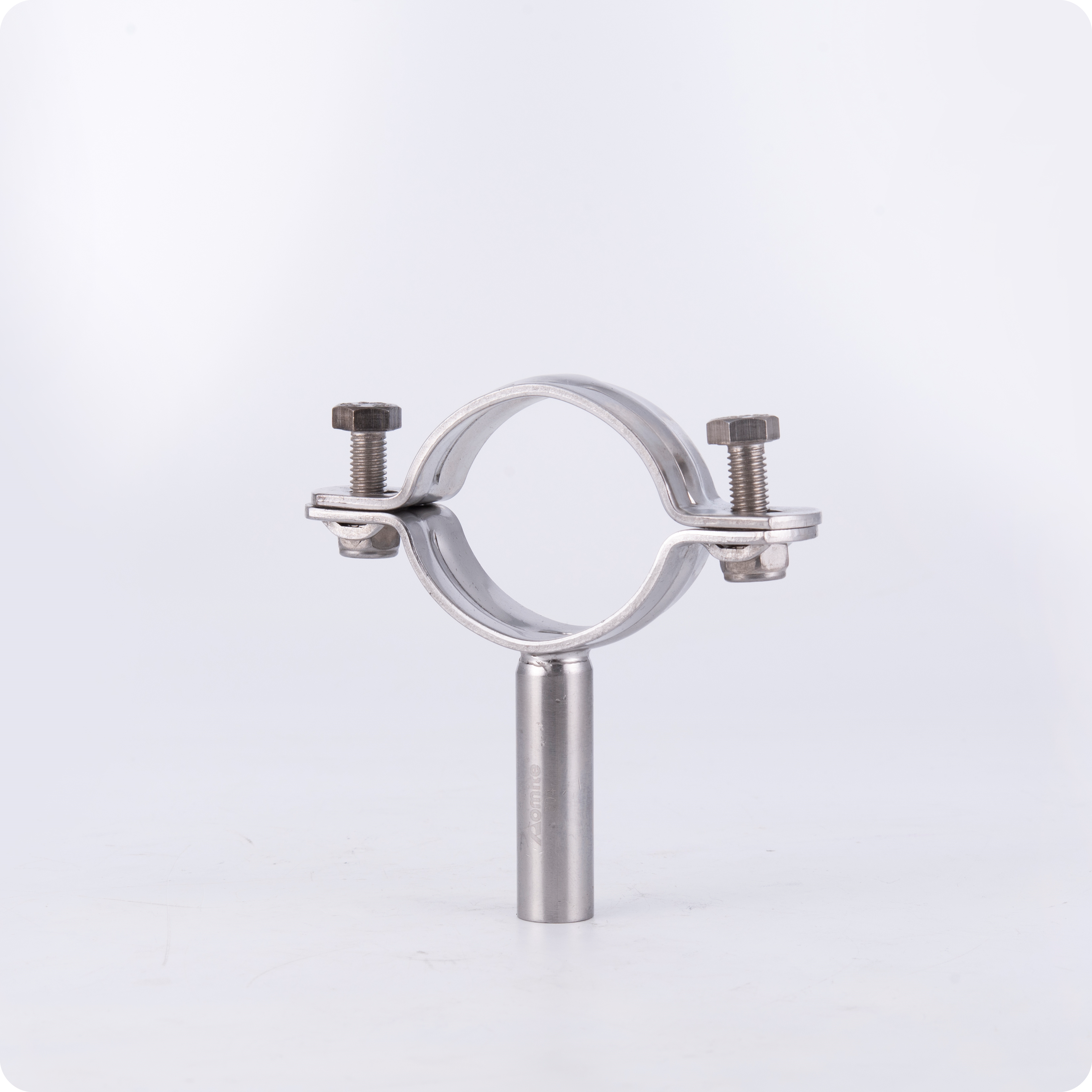 Stainless Steel Oil Burning Selfadhesive Pipe Holder Ss304 Beer Brewing Equipment Pipe Holder Ferrule Pipe Fittings