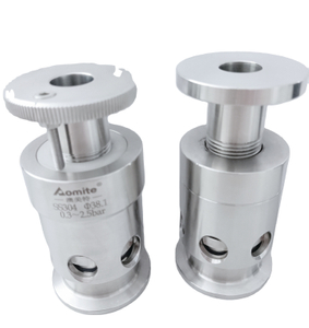 Food Grade Safety Valve For Beer Tank Stainless Steel 304 Clamp 1-1/2inch Adjustable Pressure Relief Valve