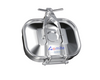 AOMITE Beer Brewing Equipment Rectangle shape Manhole Cover of Milk Tank SS304 Mirror Polishing Beer Tank Manhole Cover 