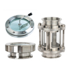 Tempered Glass Flange Viewing Brush Round Sight Glass with Wiper