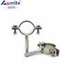 Food Grade Stainless Steel 304/316L Pipe Fittings Beer Brewing Equipment 1inch 2inches 3A Bolt Round Pipe Holder