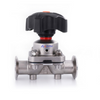 Food Grade Valve Sterilization Sanitary Beer Brewing Equipment Stainless Steel 316L DN15 1.6Mpa 2 KG Tri-clamp Diaphragm Valve