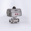 Motorized Ball Valve Stainless Steel Ball Valve for Pneumatic Control Tri Clamp 3 Pc Straight Ball Valve