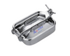 AOMITE Beer Brewing Equipment Rectangle shape Manhole Cover of Milk Tank SS304 Mirror Polishing Beer Tank Manhole Cover 