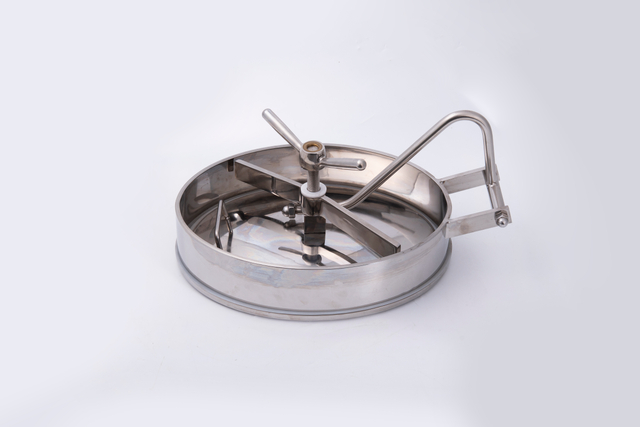 Mirror Polished Stainless Steel 304/316L Beer Brewing Equipment Round Manhole SS304 Cover Vessel Manhole