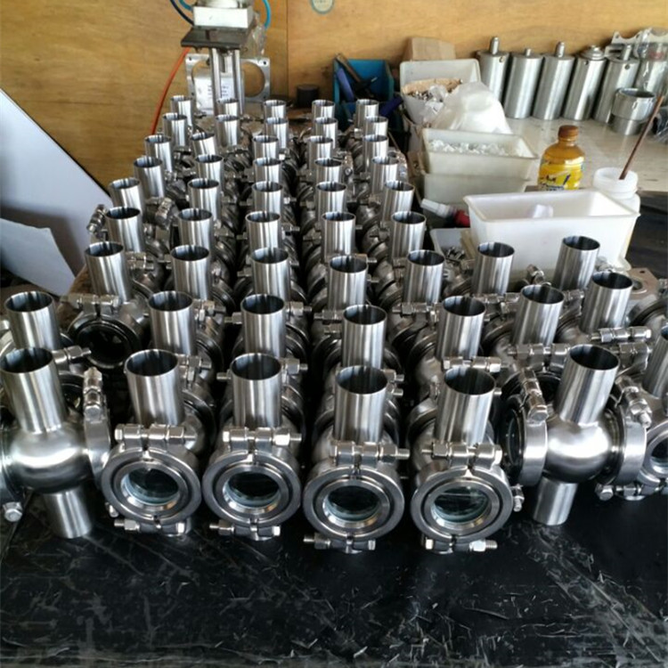 Stainless Steel Sight Glass with Stainless Steel Protective Sleeve Straight Weld Type