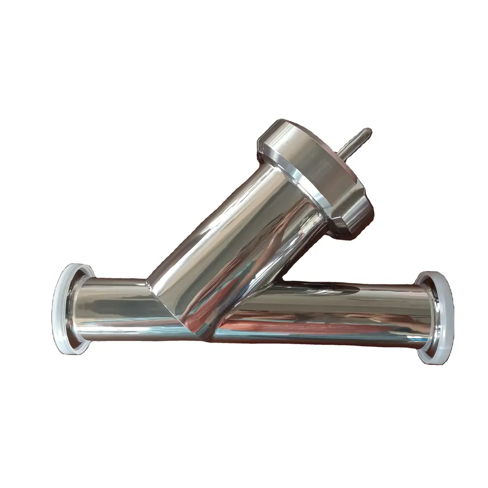 Sanitary Beer Brewing Equipment Stainless Steel 304/316L Strainer 100mesh Y-type Tri-clamp 1-1/2inch Filter