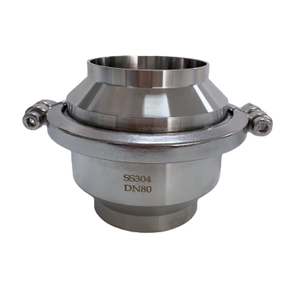 Stainless Steel 304 Sanitary Check Valve Food Grade Welding Vertical One Way Valve Beer Brewing Equipment Non return Valve