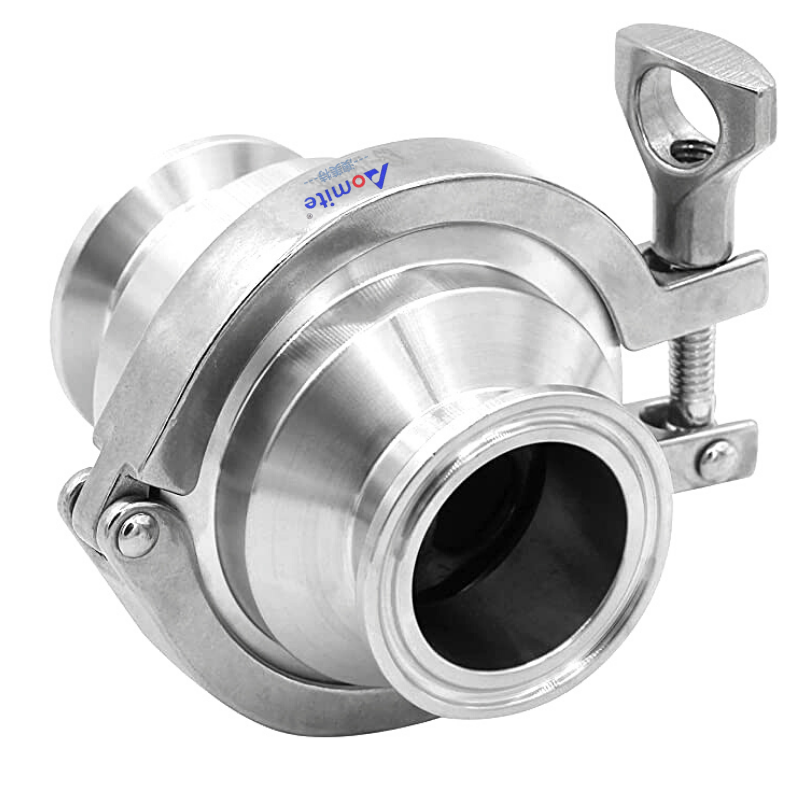 High Quality One-way Valves Stainless Steel 304 /316L Dairy Non Return Valve Sanitary Tri- Clamped Check Valve