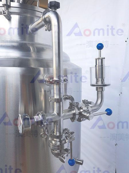 Food Grade Spunding Valve, 1.25" Stainless Steel 304 Bunging Valve, 2 Bar Pressure Relief Valve for Brewing & Tanks