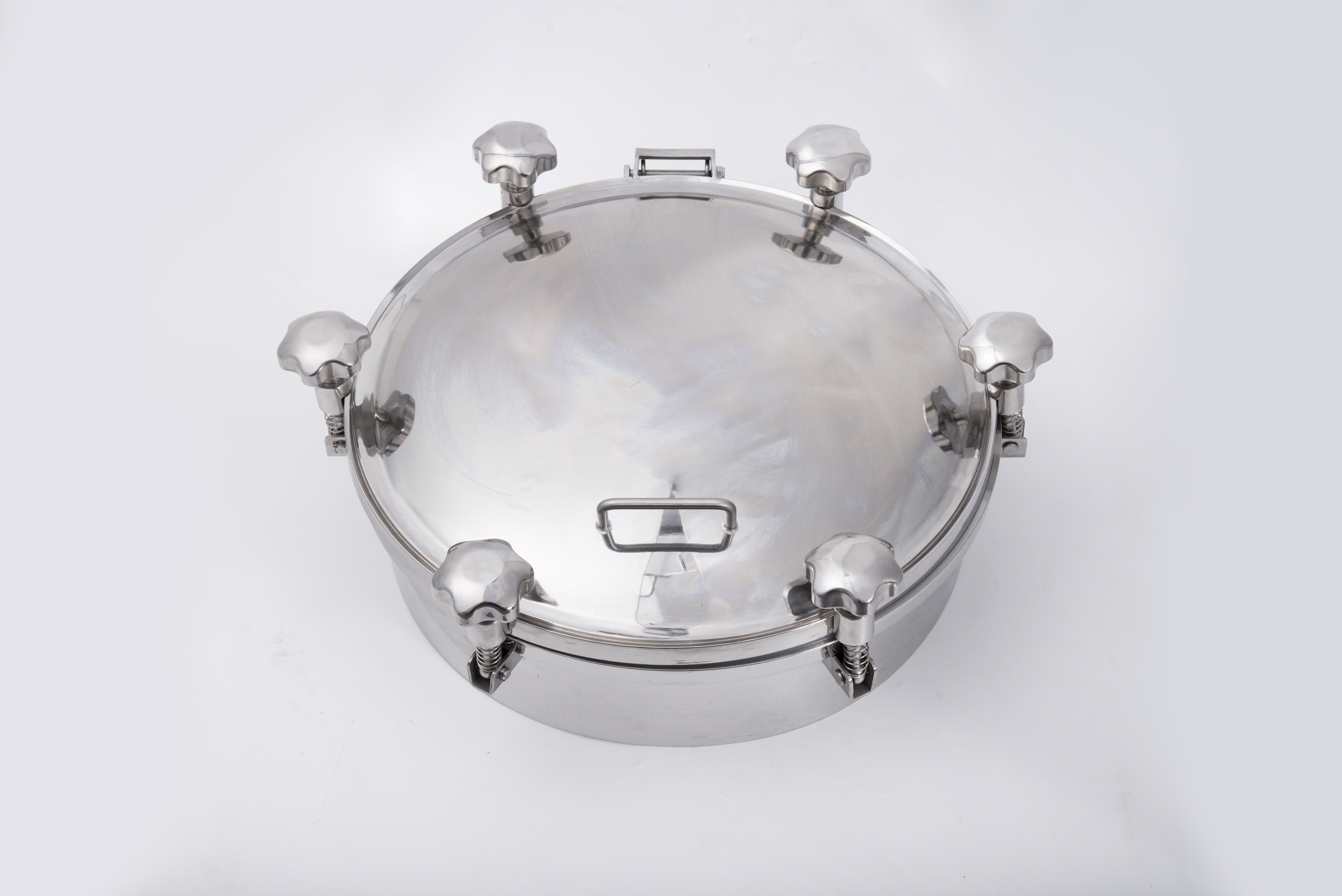 AOMITE Beer Brewing Equipment Manhole Cover of Milk Tank SS304 Mirror Polishing Beer Tank Manhole Cover 300mm