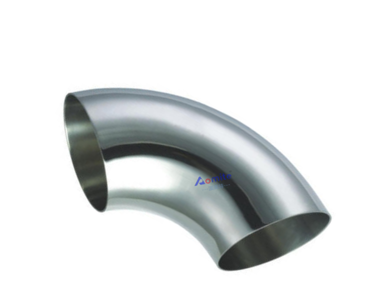 Stainless Steel 304/316L Pipe Fittings Plumbing Materials Polishing Surface SS304 Sanitary 90 Degree Welding Elbow