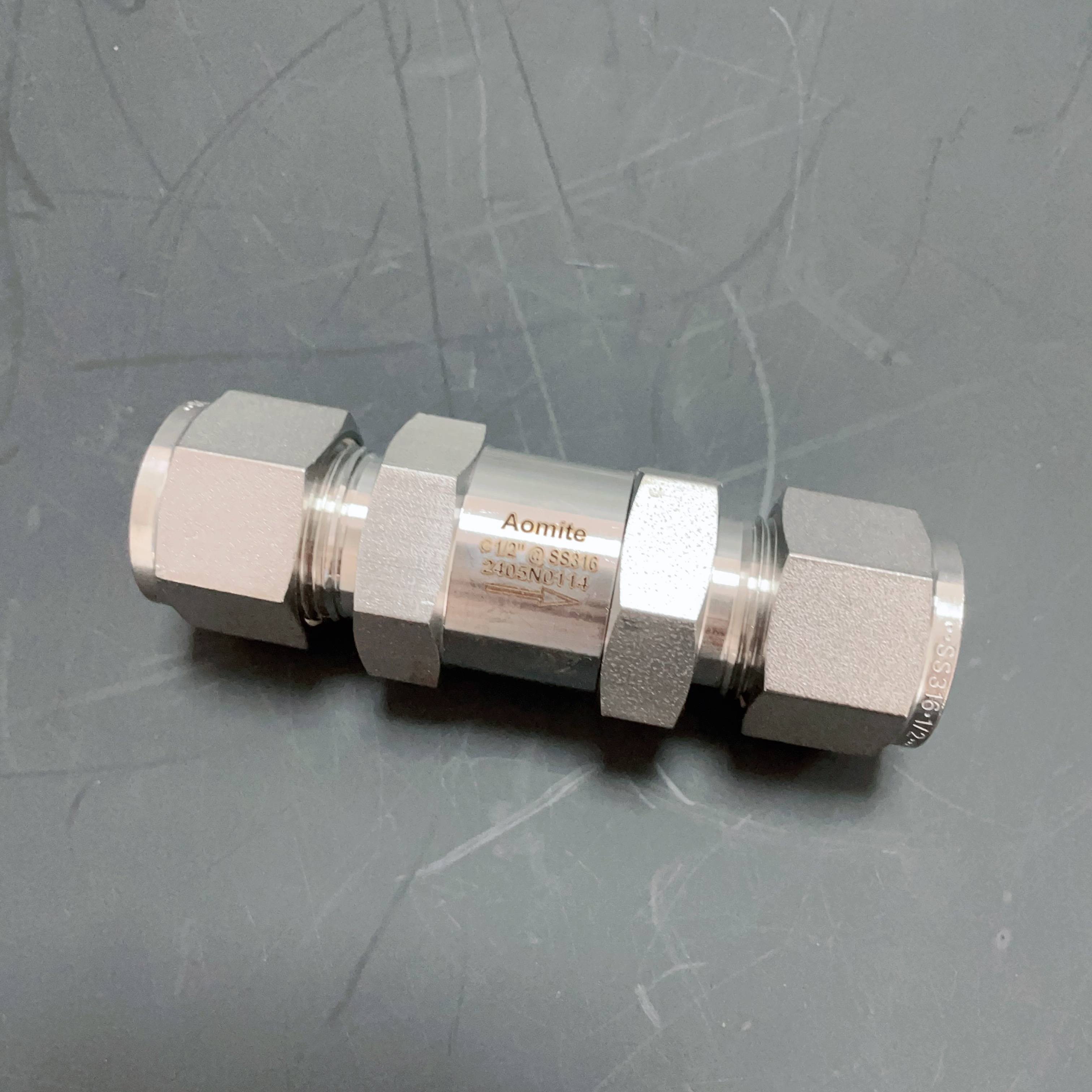 Sanitary Beer Brewing Equipment Stainless Steel 304/316L Hydraulic Valve Male Check Valve High Pressure NRV Non-return Valve