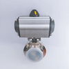 Sanitary Pneumatic Butterfly Valve 2.5 Inch (DN65) - Tri-Clamp Connection, 304/316L Stainless Steel, EPDM/Silicone Seals