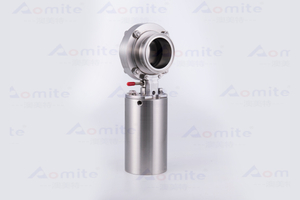 Beer Brewing Equipment Stainless Steel 304/316L Butterfly Valve Food Grade Tri-clamp Pneumatic Butterfly Valve