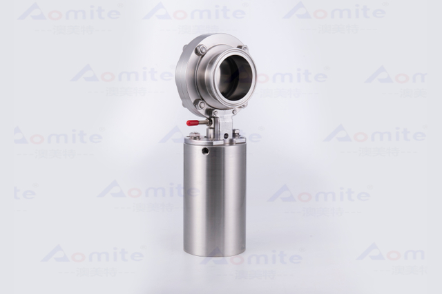 Beer Brewing Equipment Stainless Steel 304/316L Butterfly Valve Food Grade Tri-clamp Pneumatic Butterfly Valve