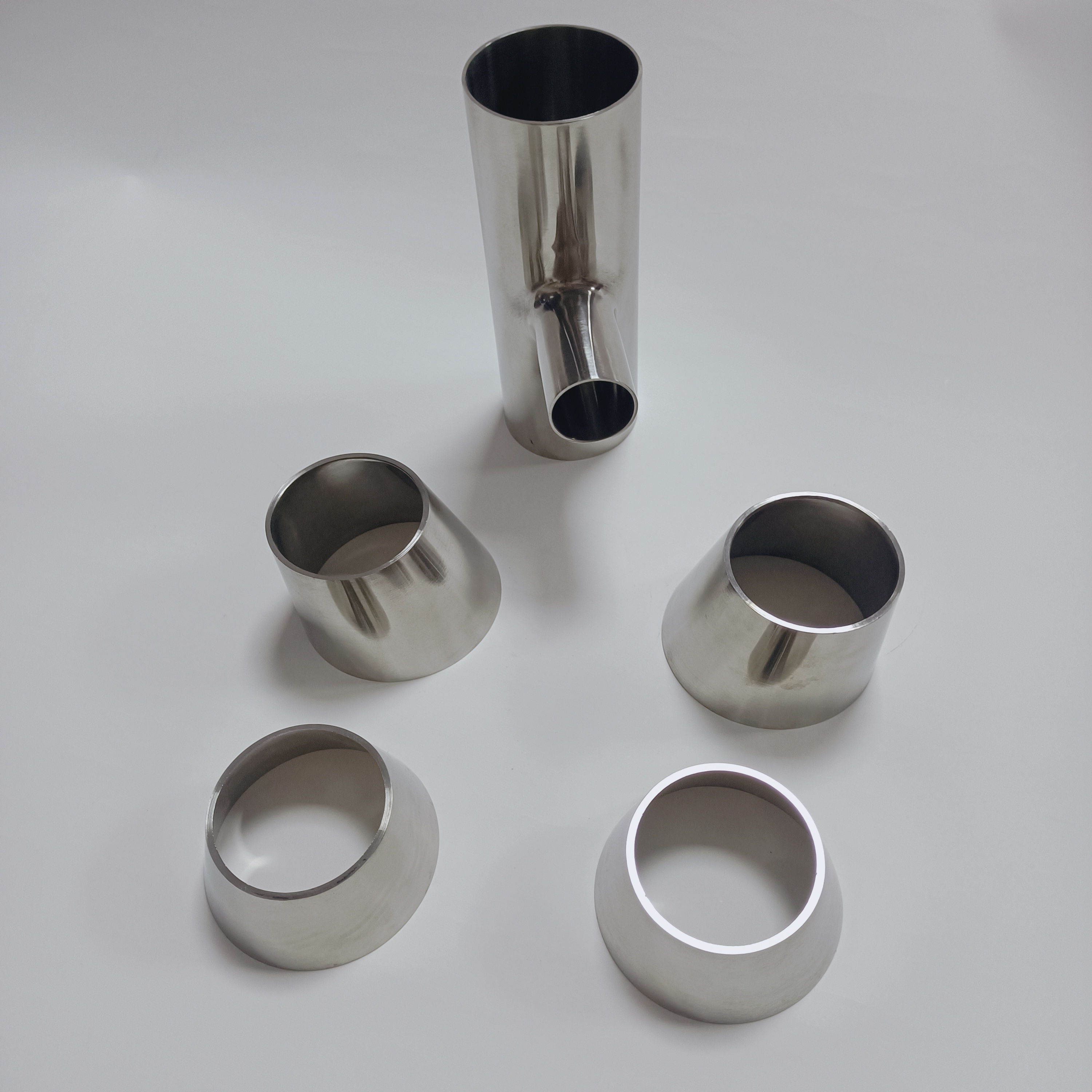Stainless Steel Sanitary Pipe Fittings Reducing Tee Elbow