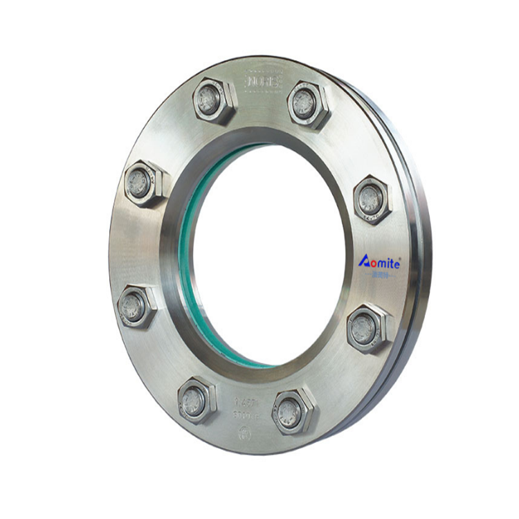 High Quality Stainless Steel 304/316L Sight Glass Food Grade Flange Sight Glass Beer Tank Parts Round Sight Glass