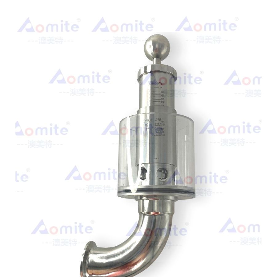 Food Grade Spunding Valve, 1.25" Stainless Steel 304 Bunging Valve, 2 Bar Pressure Relief Valve for Brewing & Tanks