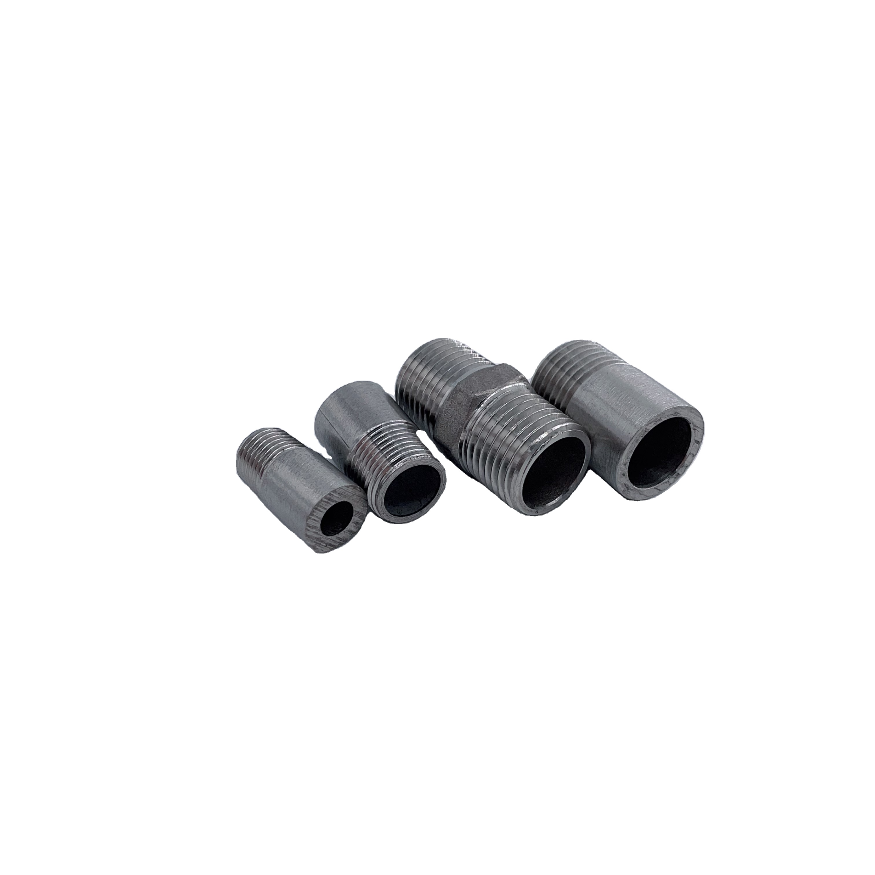 NPT Single and Double Male Thread Connector Stainless Steel 304 Hose Adapters Food Grade 1/2inch Pipe Fittings