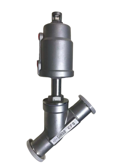 Pneumatic 2/2 Way Stainless Steel Thread Connection Dynamic Balancing Valve Actuator Sus304 Angle Seat Valve