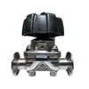Food Grade Valve Sterilization Sanitary Beer Brewing Equipment Stainless Steel 316L DN15 1.6Mpa 2 KG Tri-clamp Diaphragm Valve