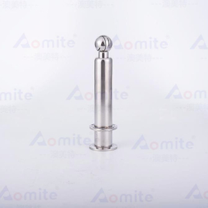 Stainless Steel Double Tri-clamp Rotary Spray Ball for CIP Tank & Pipe Cleaning | High-Pressure Washer Nozzle & 1.5" on 1.5" or 3" or 4" TC Ferrule