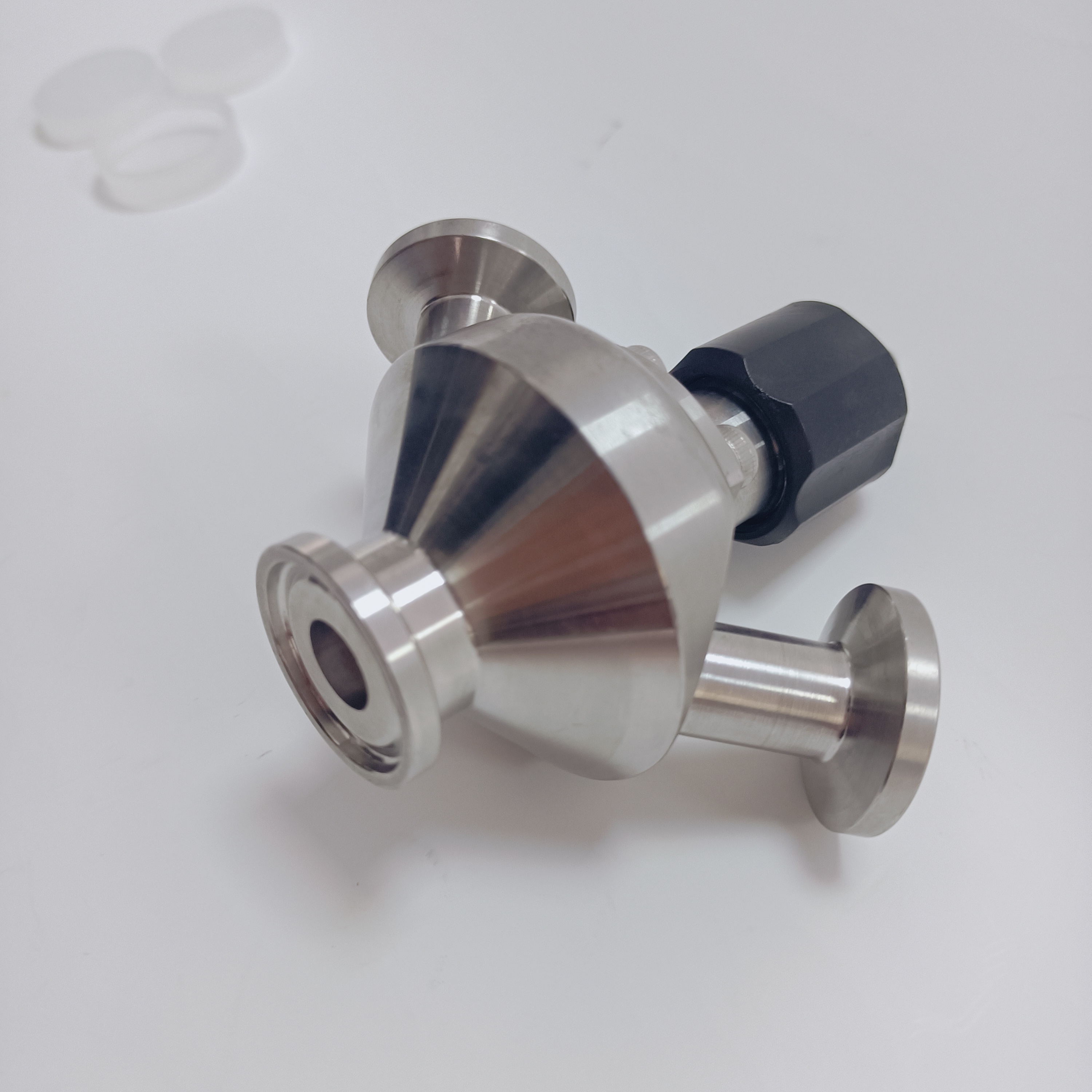 Ss304/ss316L TC Sampling Valve Tri Clamp Aseptic Sanitary Clamp 50.5 Sample Valve