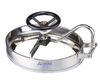 Mirror Polished Stainless Steel 304/316L Beer Brewing Equipment Round Manhole SS304 Cover Vessel Manhole