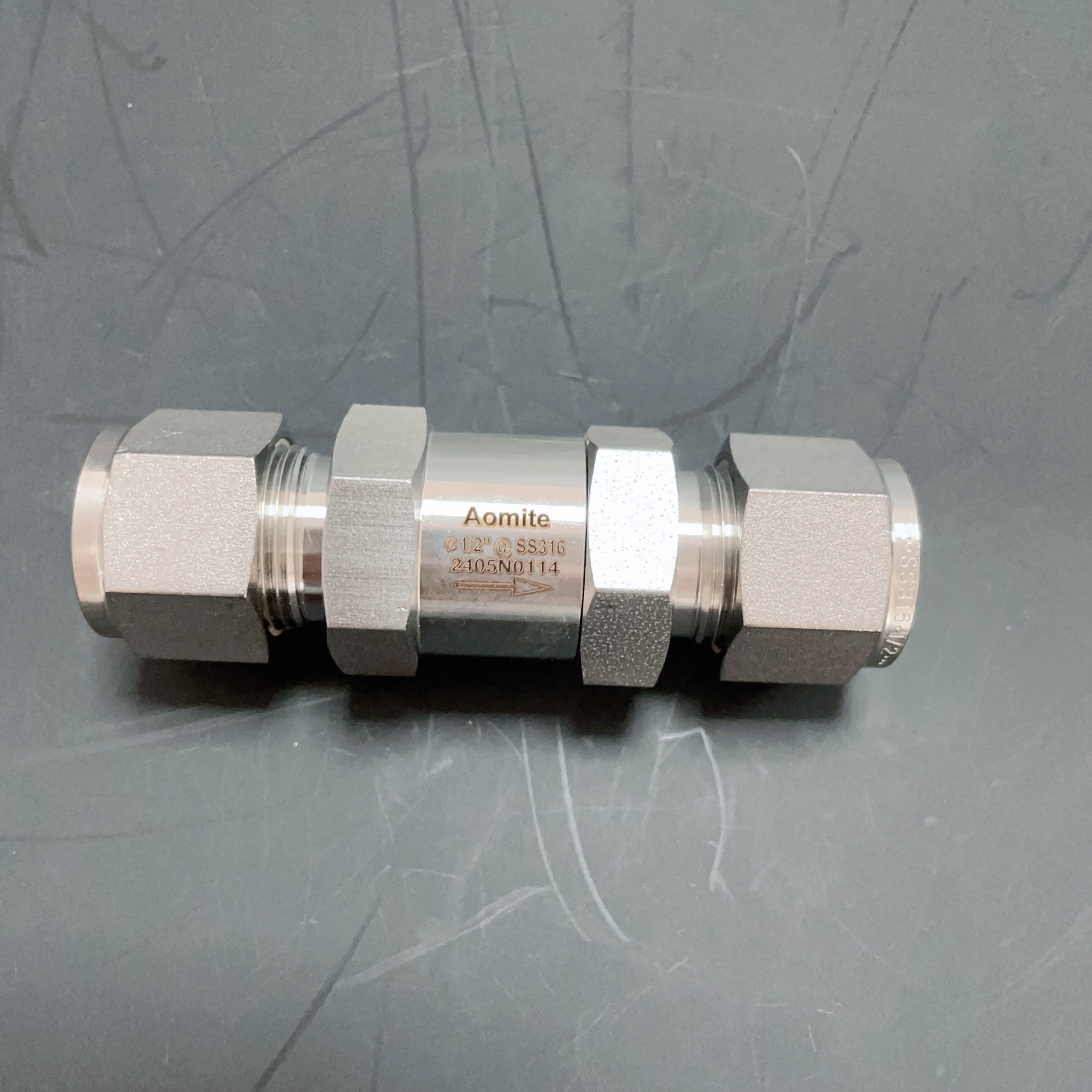 Sanitary Beer Brewing Equipment Stainless Steel 304/316L Hydraulic Valve Male Check Valve High Pressure NRV Non-return Valve