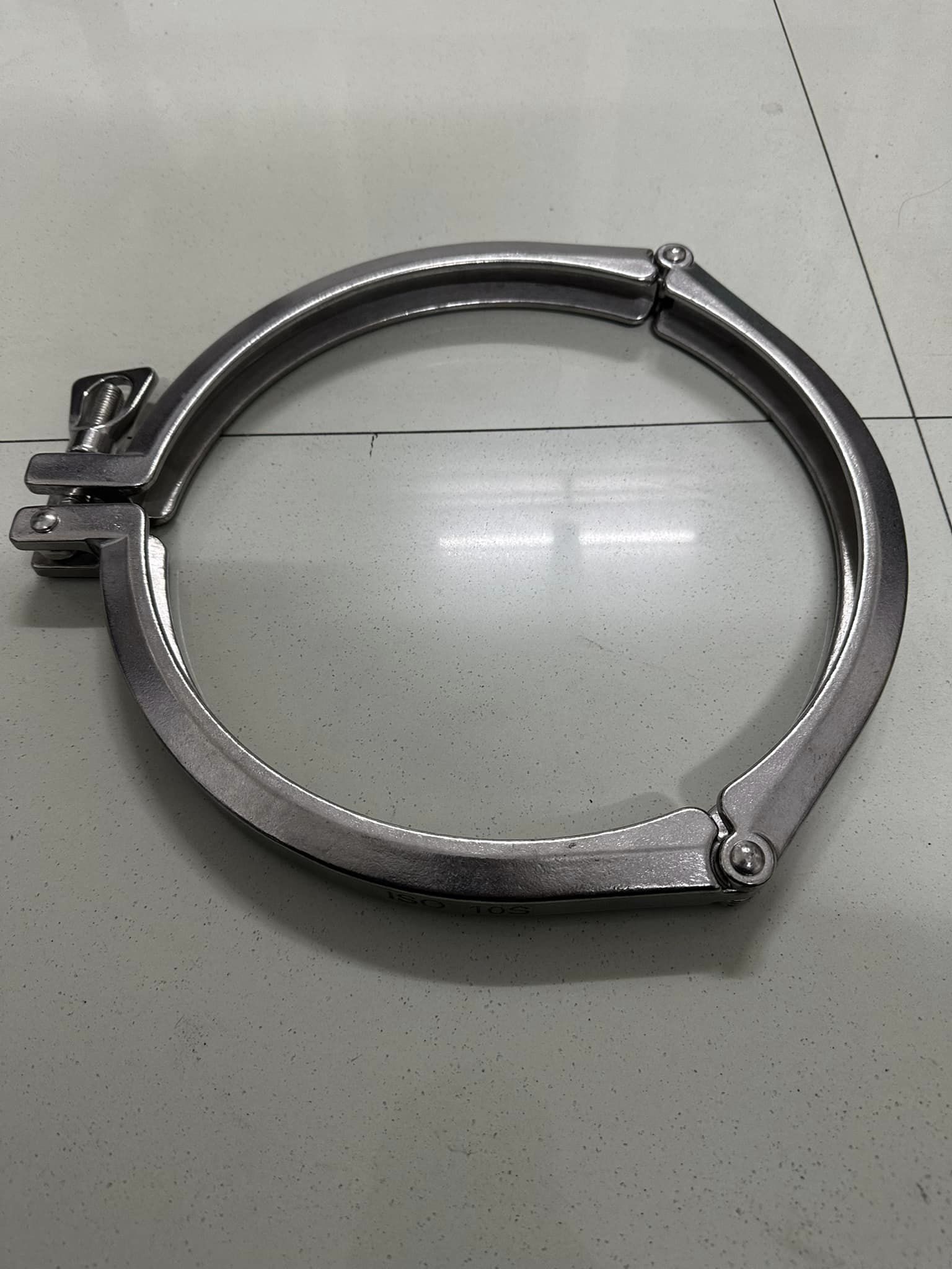 KF Three Segment Clamp 12 inch Heavy Duty Clamp Stainless Steel 304 Three Section Pipe Clamps