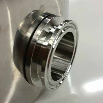 Stainless Steel 304/316L Pipe Fittings Thread Tank Fittings Sanitary Tank Spare Parts Food Grade 2-INCH TC Connector