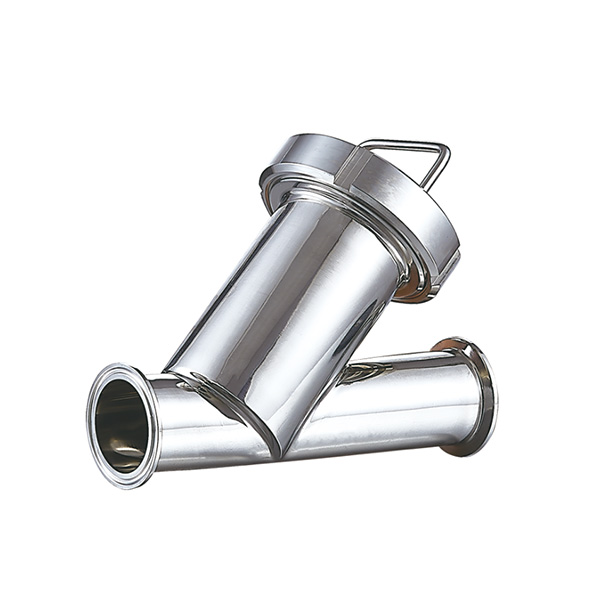 AOMITE Stainless Steel SS304 Tri-Clamp 50.5 64MM 100 Mesh Self-made Pipe Fitting Y Type 1" 1.5" 2" Filter Strainer 