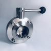 Sanitary Manual Butterfly Valve Beer Brewing Equipment Stainless Steel 304/316L 1.5