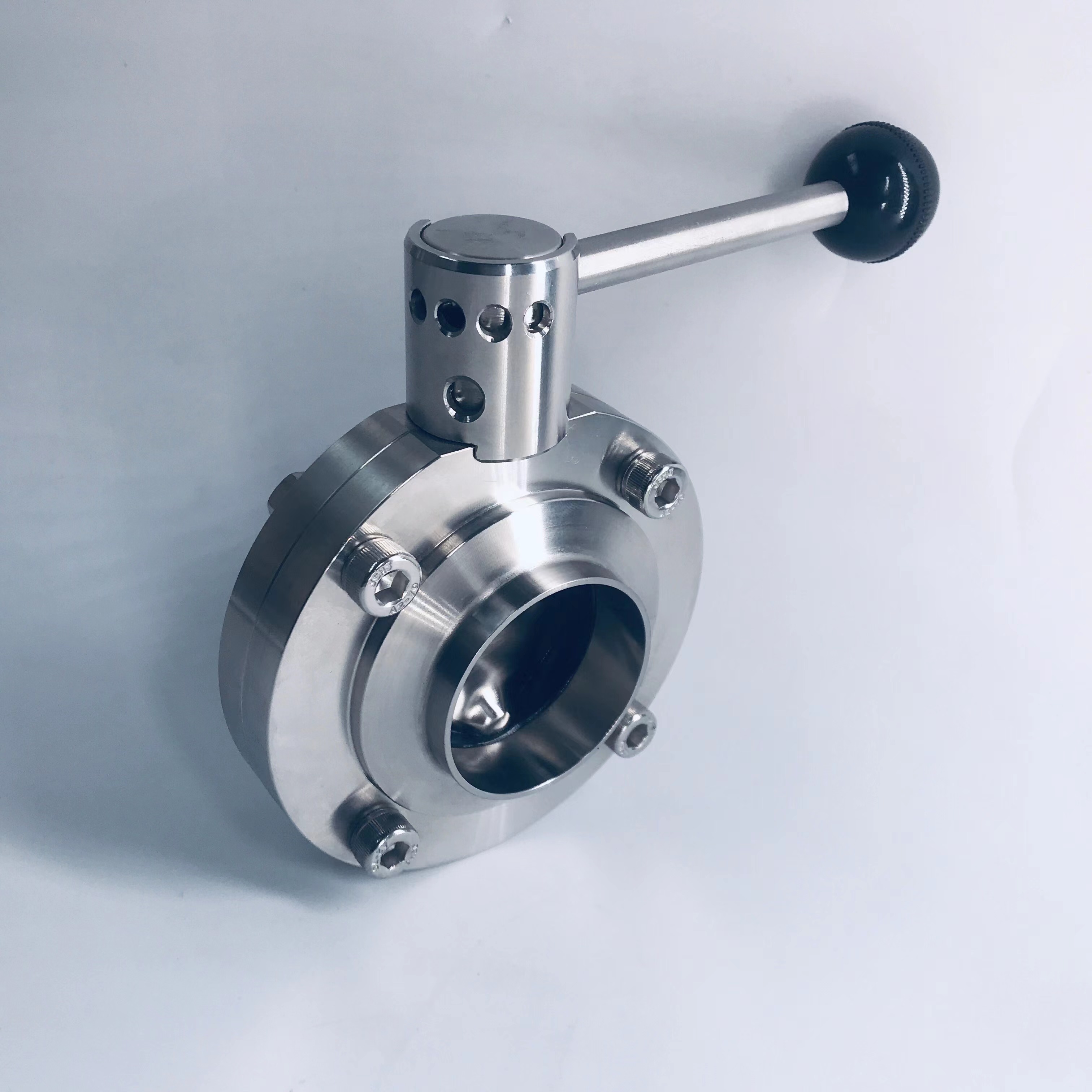 Sanitary Manual Butterfly Valve Beer Brewing Equipment Stainless Steel 304/316L 1.5