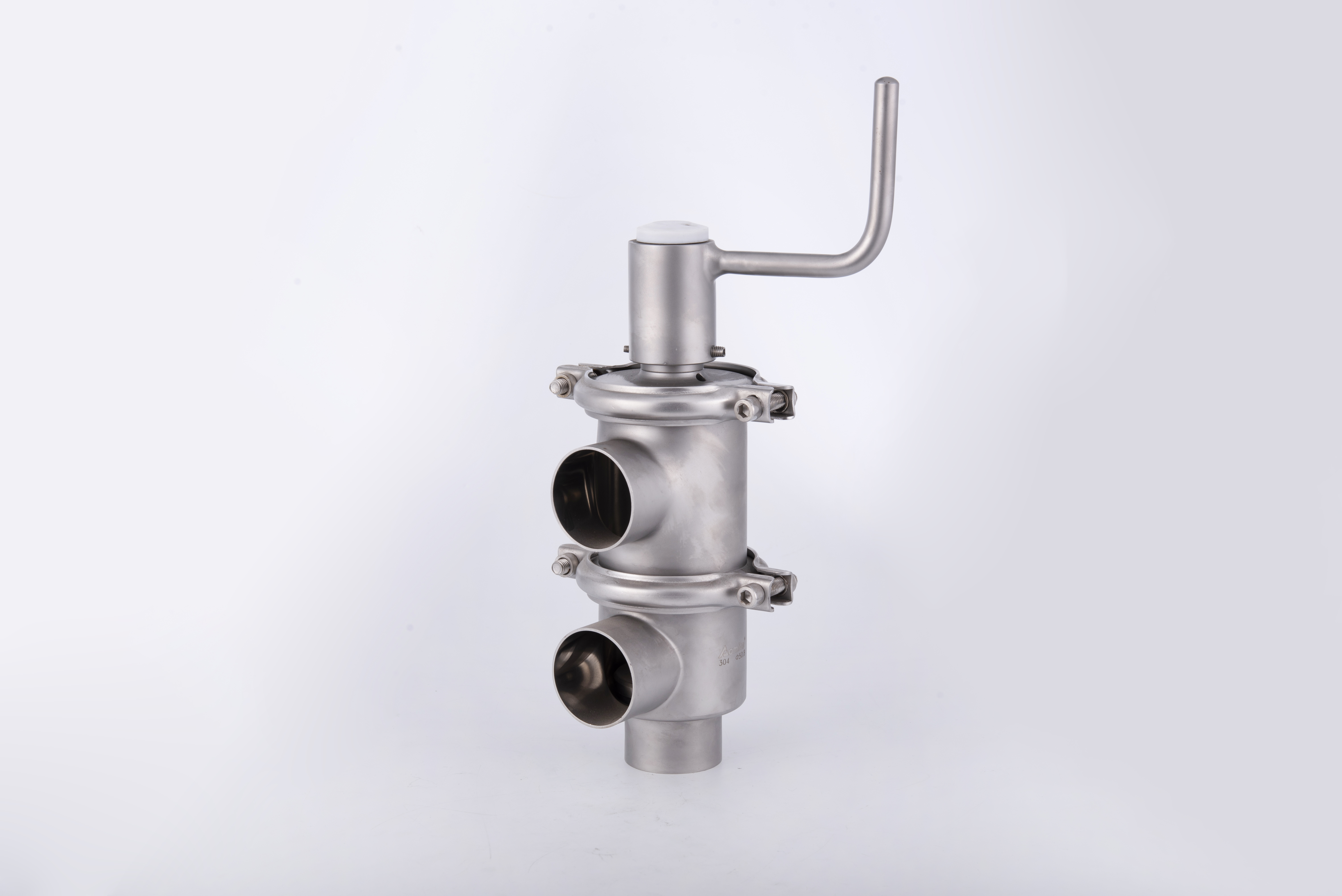 High Quality Stainless Steel 304 Beer Equipment Pipe Fittings Pneumatic Control Valve Steering Control Reversing Valves