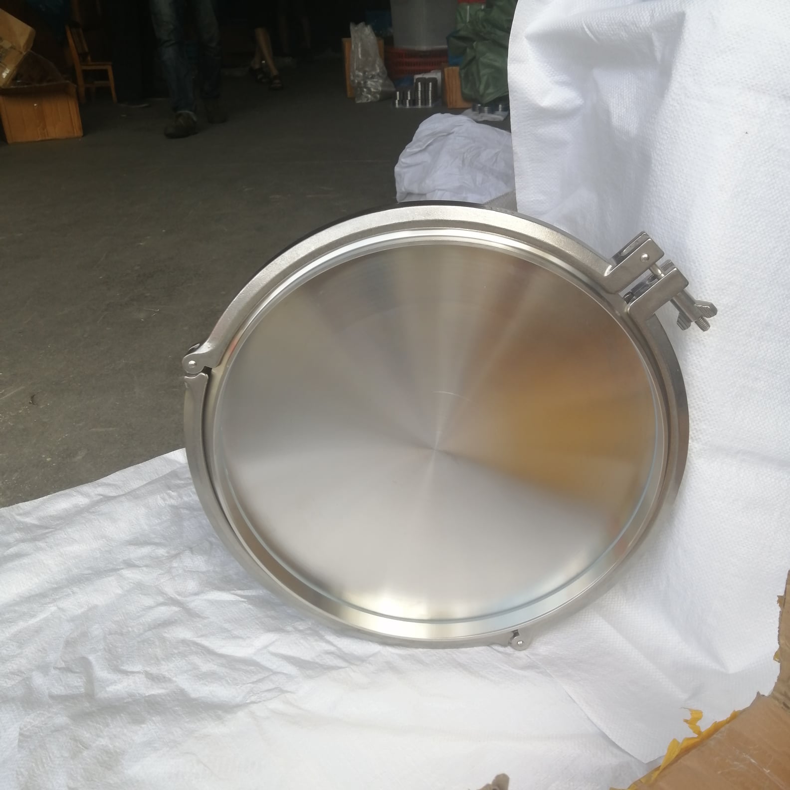 KF Three Segment Clamp 12 inch Heavy Duty Clamp Stainless Steel 304 Three Section Pipe Clamps