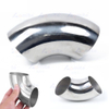 DN25 Inner and Outside Polished Treatment Pipe Fittings Stainless Steel 304 Welding Bend Food Grade Right Angle Elbow