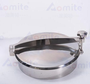 DN200 To DN500 304 Stainless Steel Sanitary Manhole Cover - Quick-Open Welded/Flanged Access Door for Normal Pressure Systems | AOMITE