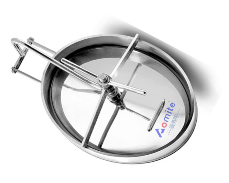 Mirror Polished Stainless Steel 304/316L Beer Brewing Equipment Round Manhole SS304 Cover Vessel Manhole